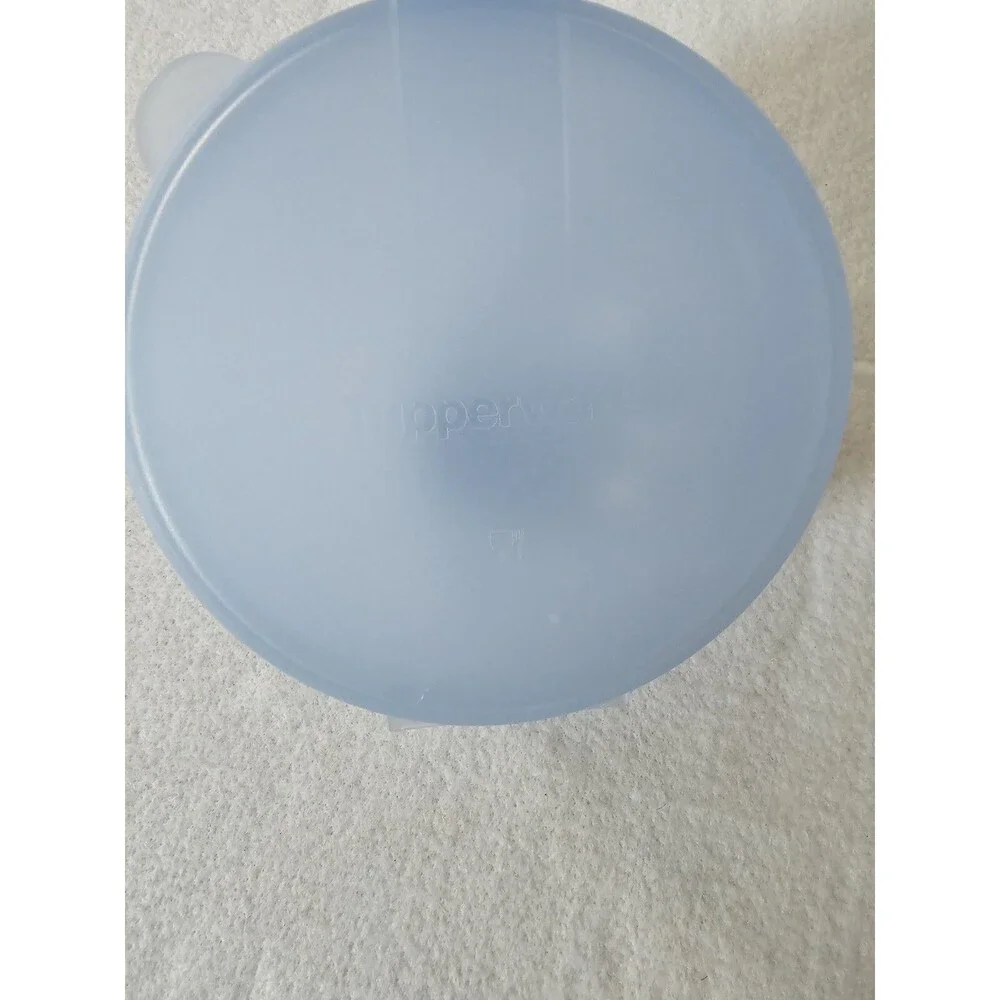 Tupperware Forget Me Not 4201B Onion / Tomato Keeper Light Blue